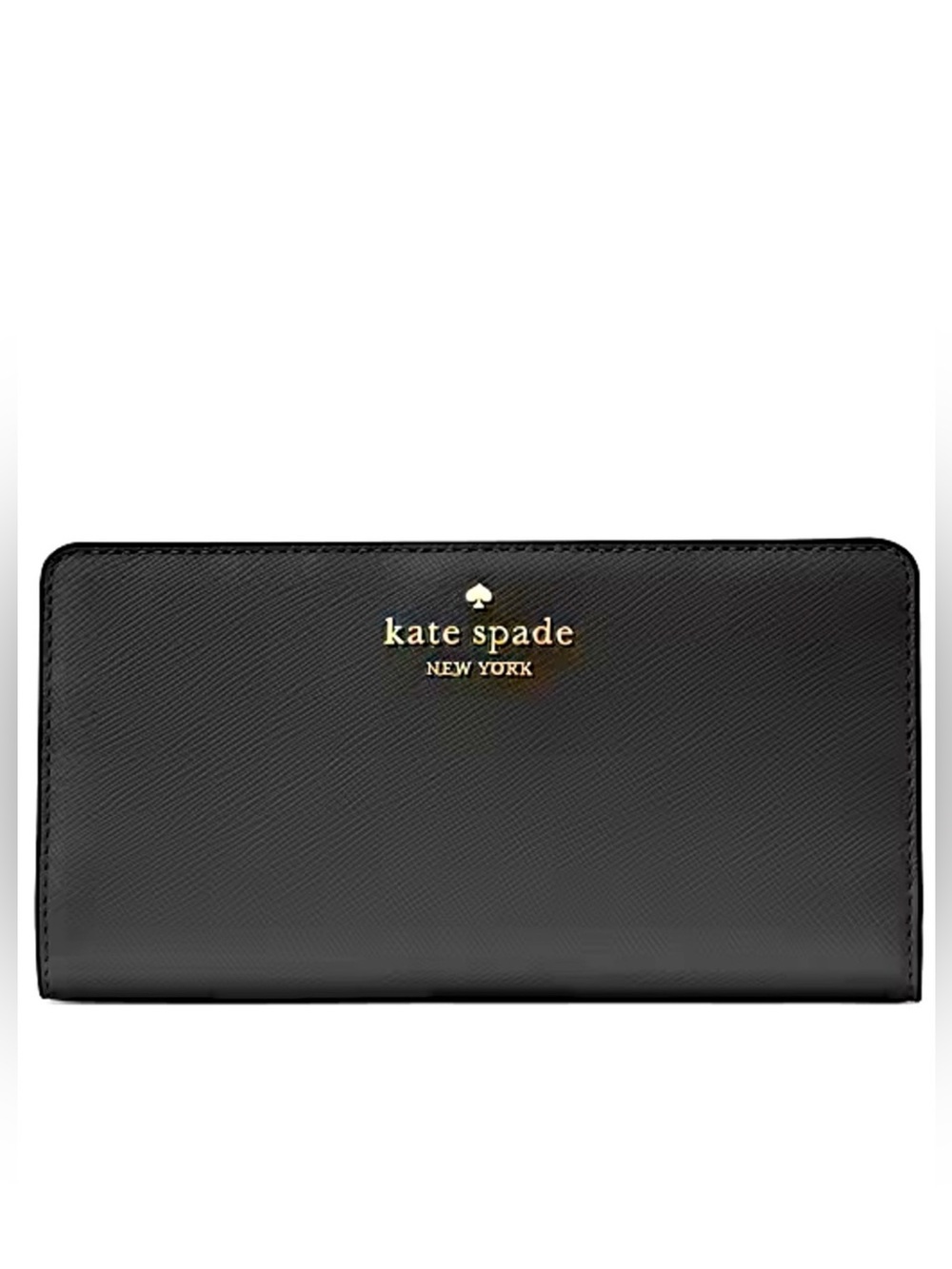KATE SPADE ♠️ New York 🖤BLACK🖤 LARGE SLIM BIFOLD WALLET 🌟EUC🌟